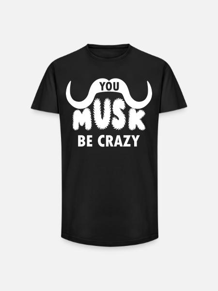 FOTOGRAFEN MOSCHUSOCHSEN - Long Fit Männer T-Shirt - Schwarz