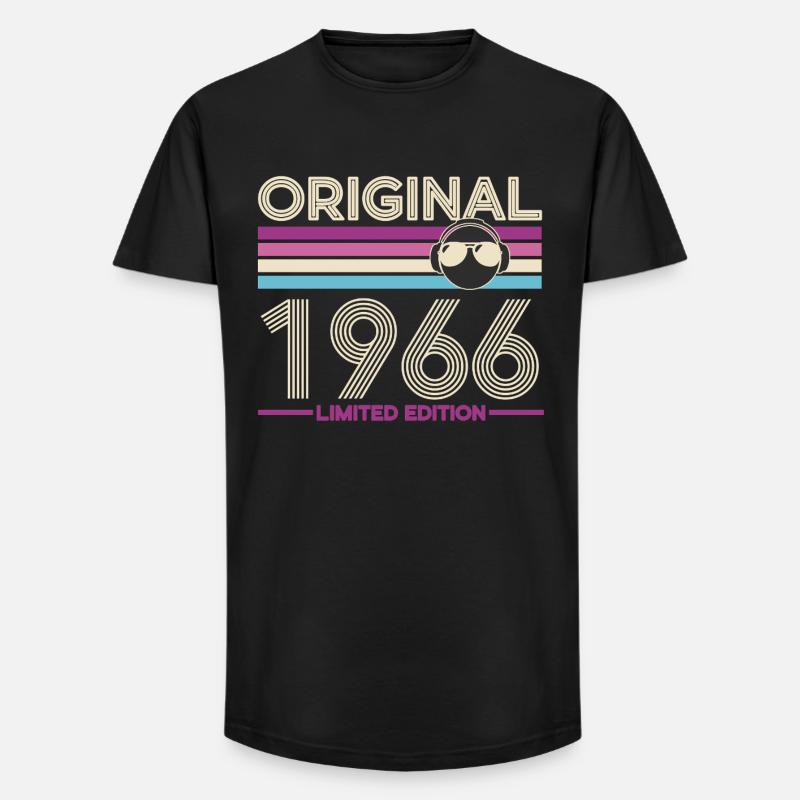 Originale limitierte Edition von 1966 - Long Fit Männer T-Shirt - Schwarz