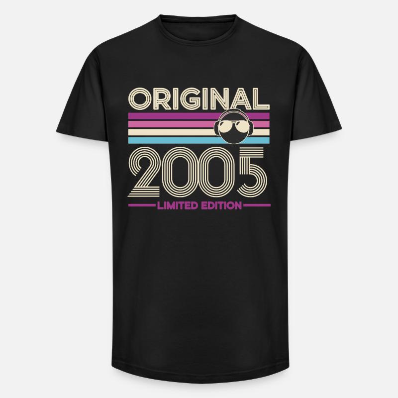Originale limitierte Ausgabe 2005 - Long Fit Männer T-Shirt - Schwarz