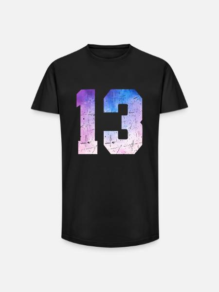 Issue 13 – 13th Anniversary Gift - Long Fit Men's T-Shirt - black