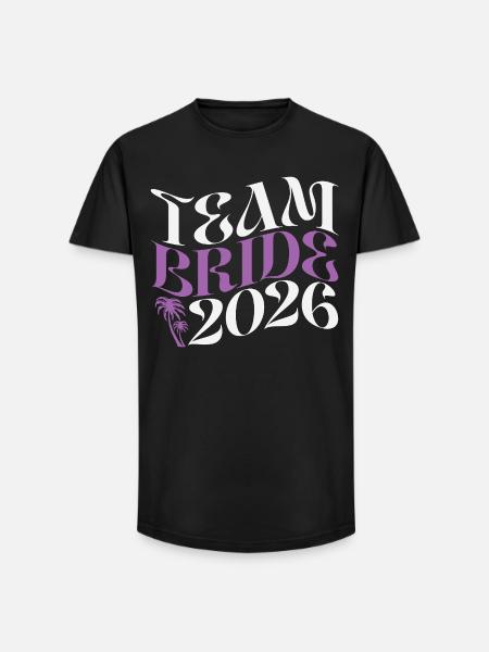 Team Bride Hen Party 2026 - Long Fit Men's T-Shirt - black