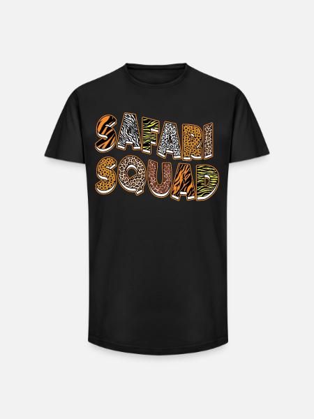 Safari Squad Dyr Zoo Party Jungle Zoo Fødselsdag - Long fit herre T-shirt - sort