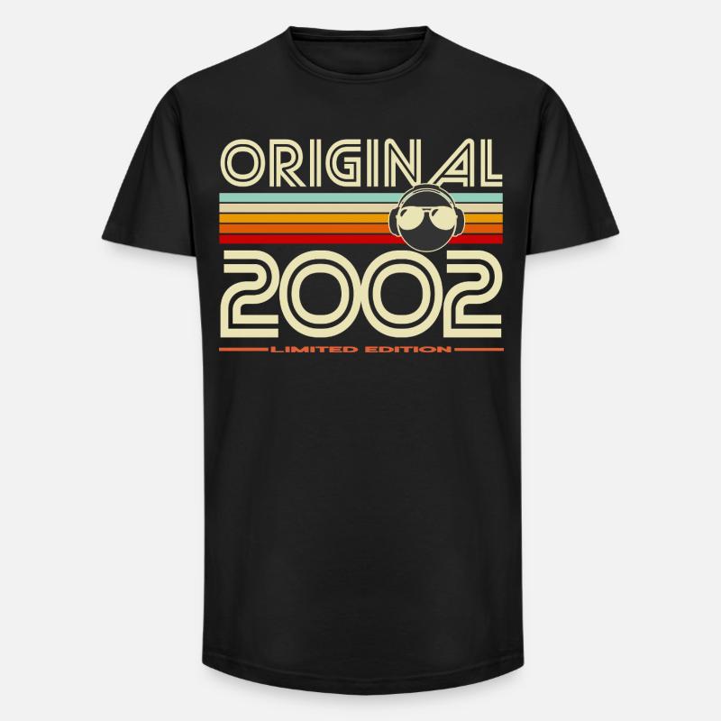 Original 2002 édition limitée - T-shirt coupe longue homme - noir