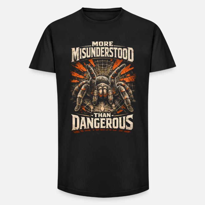 Vogelspinne More Misunderstood - Long Fit Männer T-Shirt - Schwarz