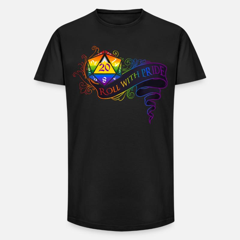 Roll with PRIDE again ! - T-shirt coupe longue homme - noir