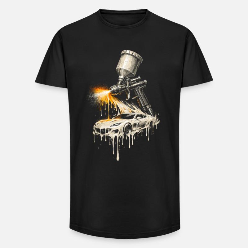 Vehicle Painter Car Painter Painter - Long Fit Men's T-Shirt - black