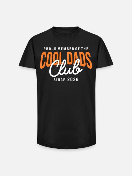 Cool Dads Club Medlem siden 2026 Far Gift - Long fit herre T-shirt - sort
