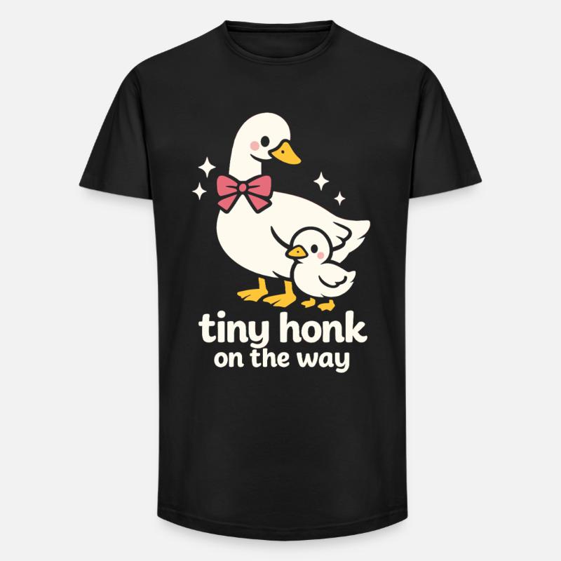 Tiny Honk - Long Fit Männer T-Shirt - Schwarz