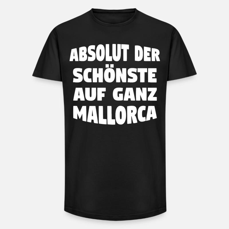 Mallorca Schönste - Long Fit Männer T-Shirt - Schwarz