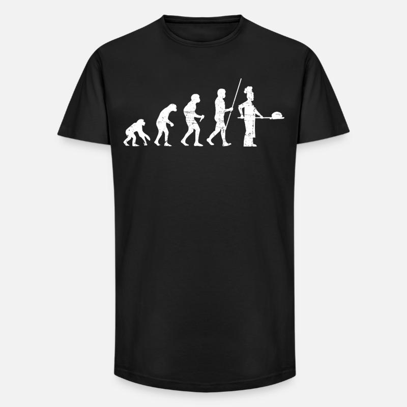 Boulanger Evolution Look Vieilli - T-shirt coupe longue homme - noir