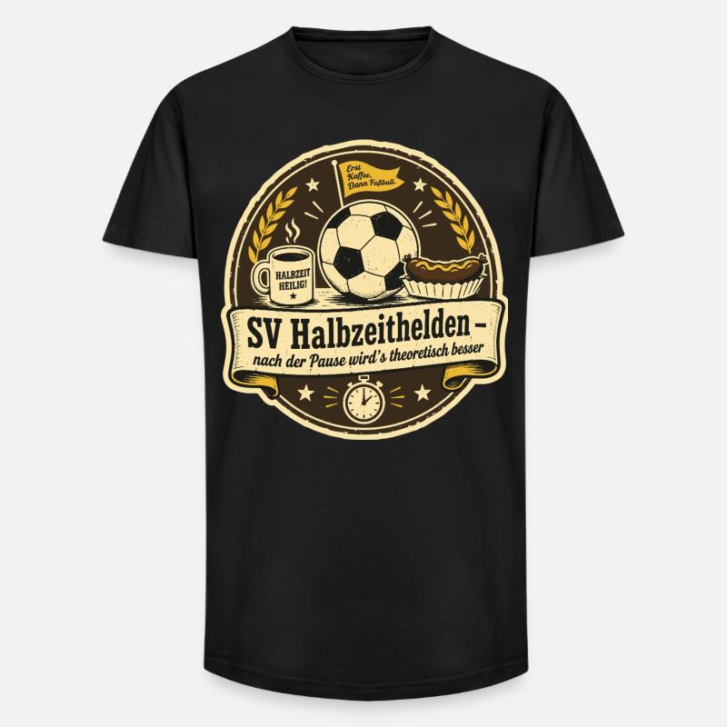 SV Halbzeithelden - Long Fit Männer T-Shirt - Schwarz