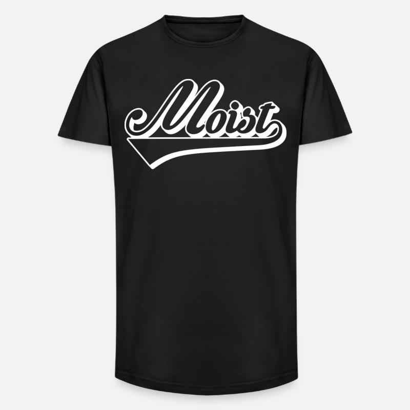 Mobiz Retro Script Logo - T-shirt coupe longue homme - noir
