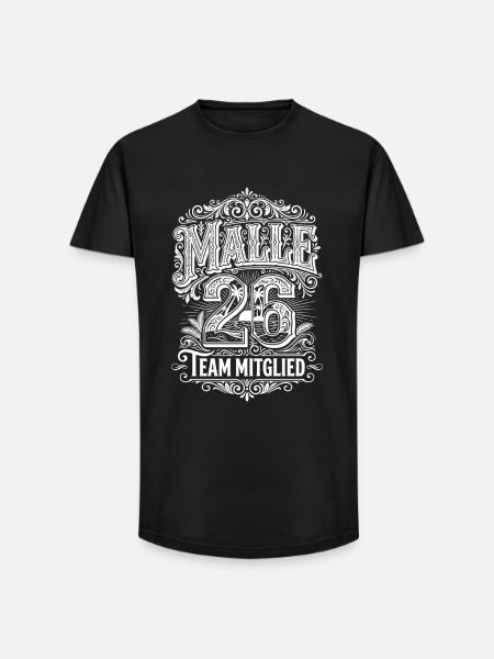 Malle 2026 Jersey Team - Long Fit Men's T-Shirt - black