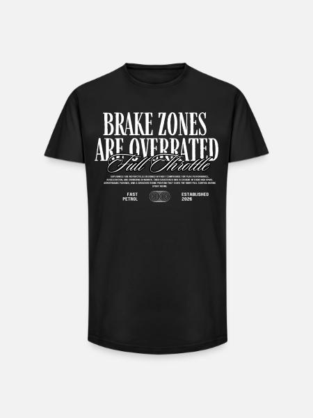 Racetrack Tshirt - Long Fit Men's T-Shirt - black