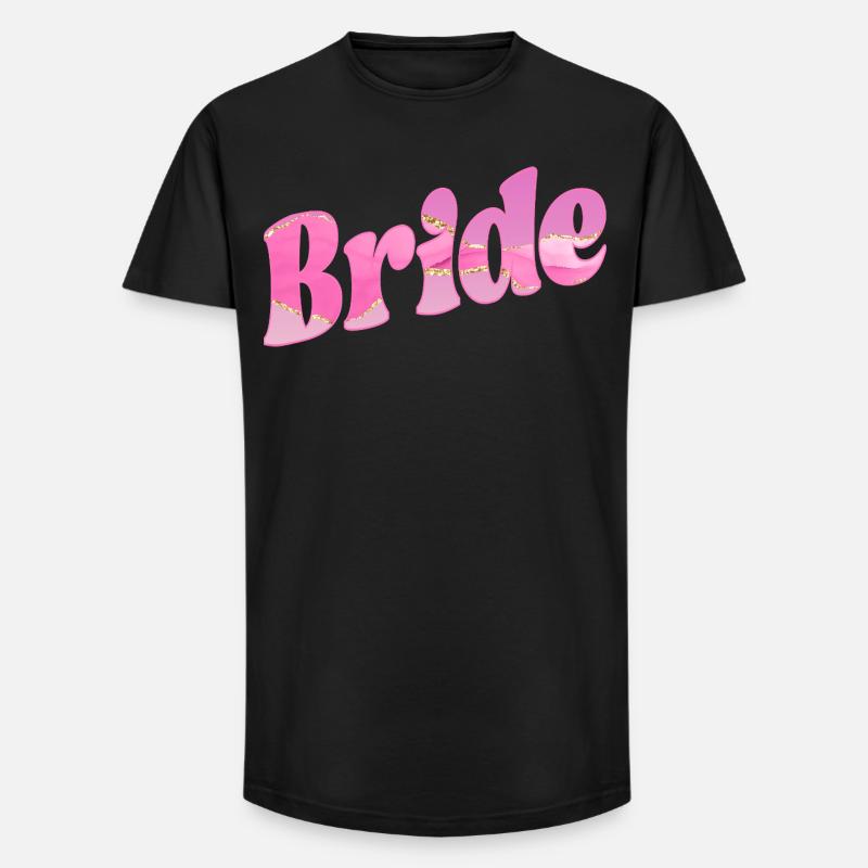 Brauthochzeit - Long Fit Männer T-Shirt - Schwarz