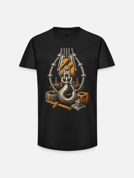 docker - Long Fit Men's T-Shirt - black