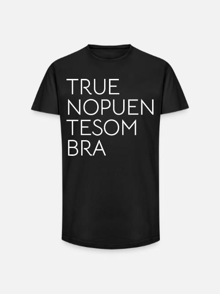 THUNDER SHADOW BRIDGE - Long Fit Men's T-Shirt - black