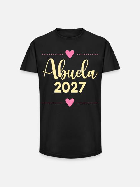 Baby 2017, spanische Großmutter - Long Fit Männer T-Shirt - Schwarz