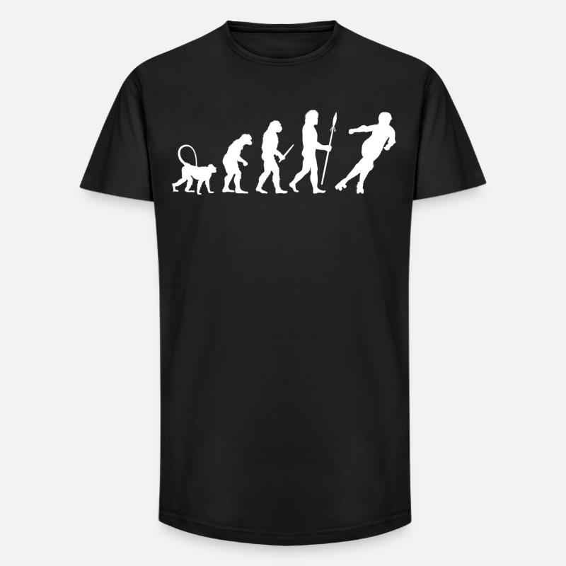 Entwicklung des Roller Derby - Long Fit Männer T-Shirt - Schwarz