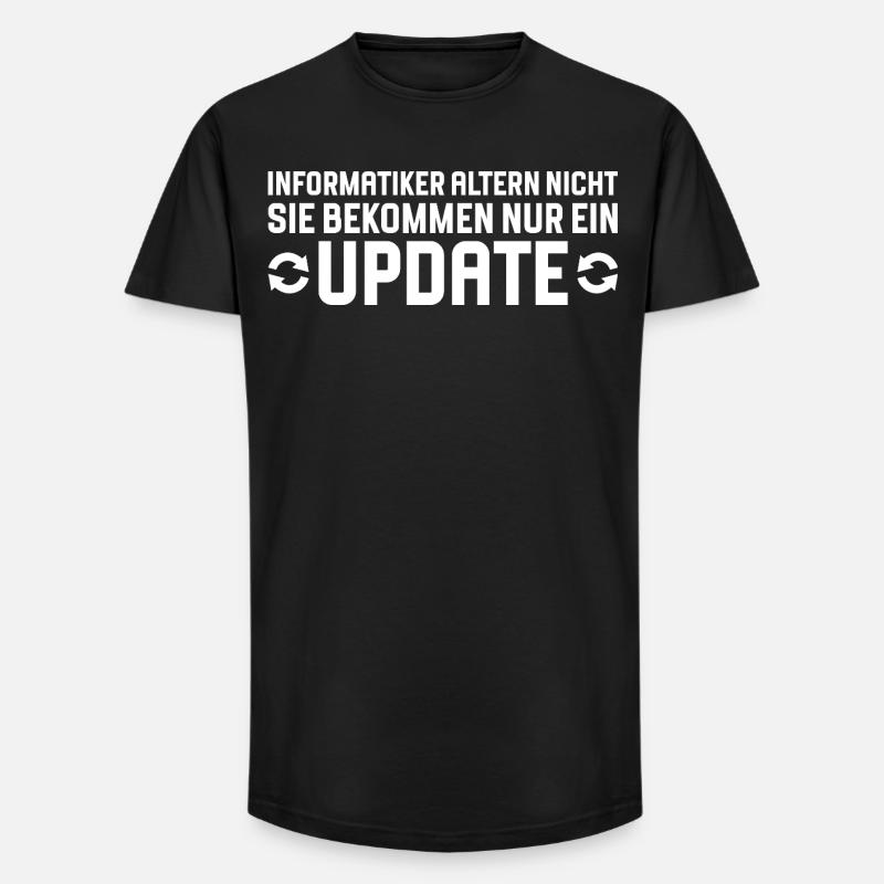 Computer scientists age, not programmers - Long Fit Men's T-Shirt - black