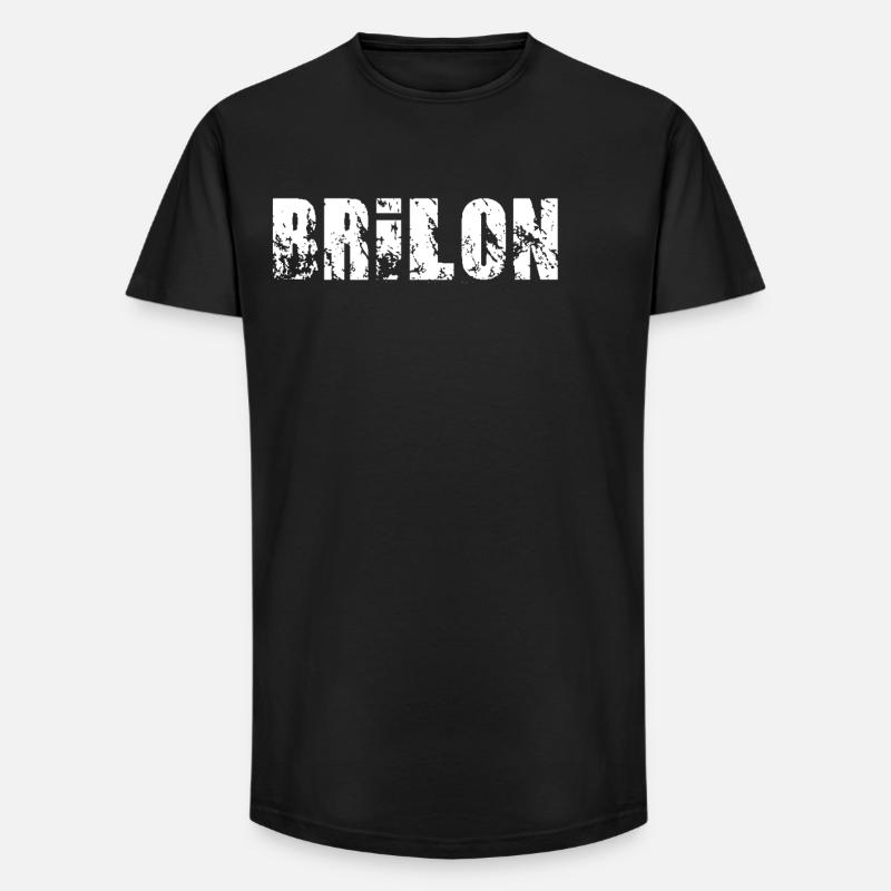 Brilon - Long Fit Männer T-Shirt - Schwarz