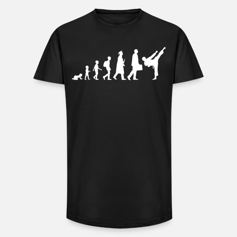 Kind zu Karateka Evolution - Long Fit Männer T-Shirt - Schwarz