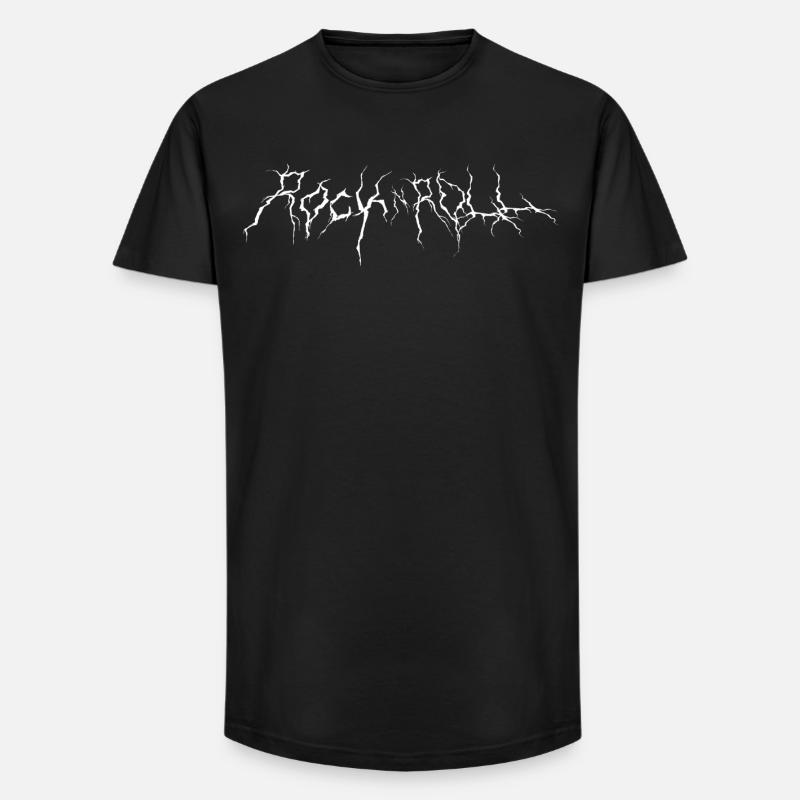 Rock n Roll - Long Fit Männer T-Shirt - Schwarz