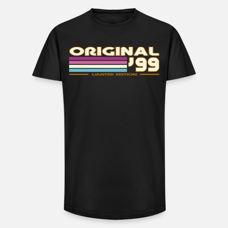 1999 - Long Fit Männer T-Shirt - Schwarz