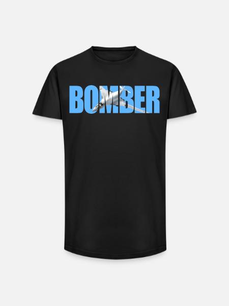 Bomber Tu-160 - Long Fit Men's T-Shirt - black