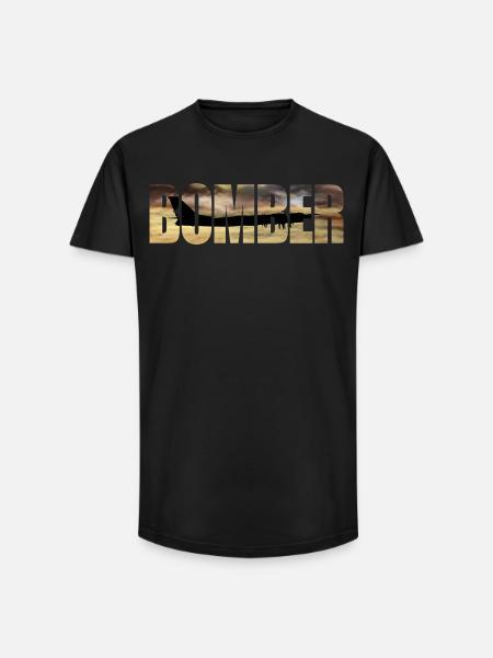 Bomber Tu-95 - Long Fit Men's T-Shirt - black
