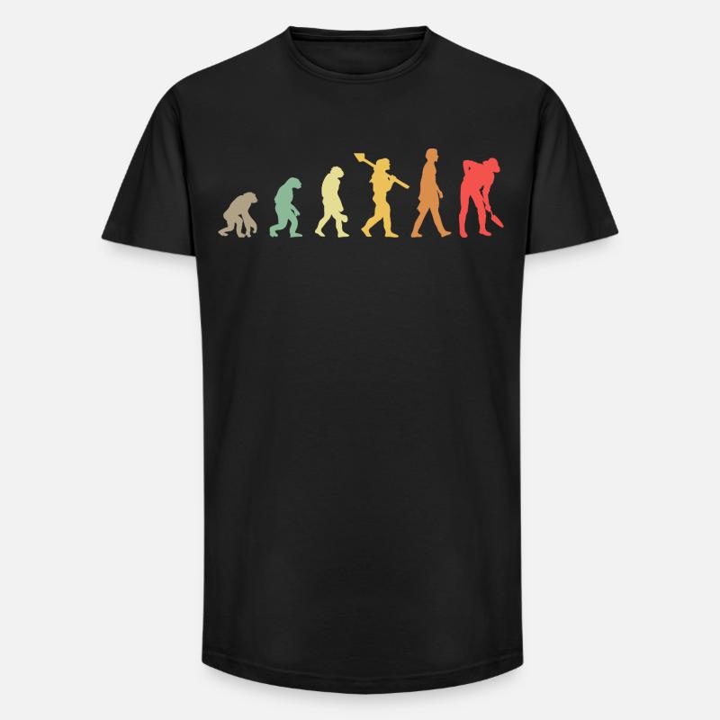 Evolution Farmer - Long Fit Men's T-Shirt - black