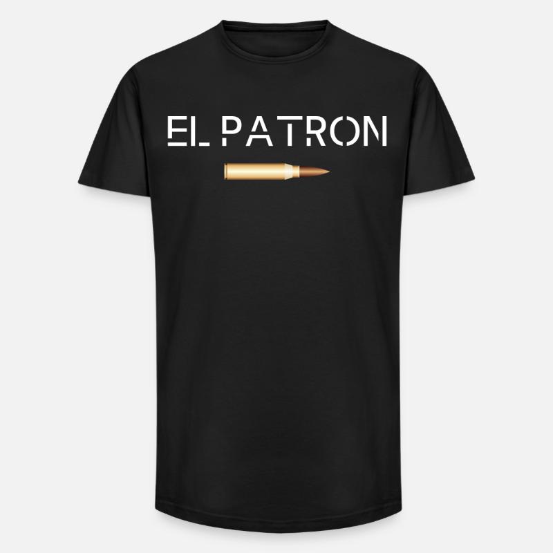 El Patron – Der Top G Look - Long Fit Männer T-Shirt - Schwarz