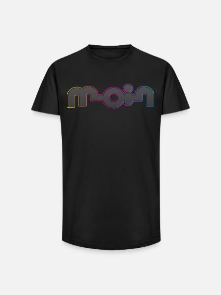Hello - Long Fit Men's T-Shirt - black