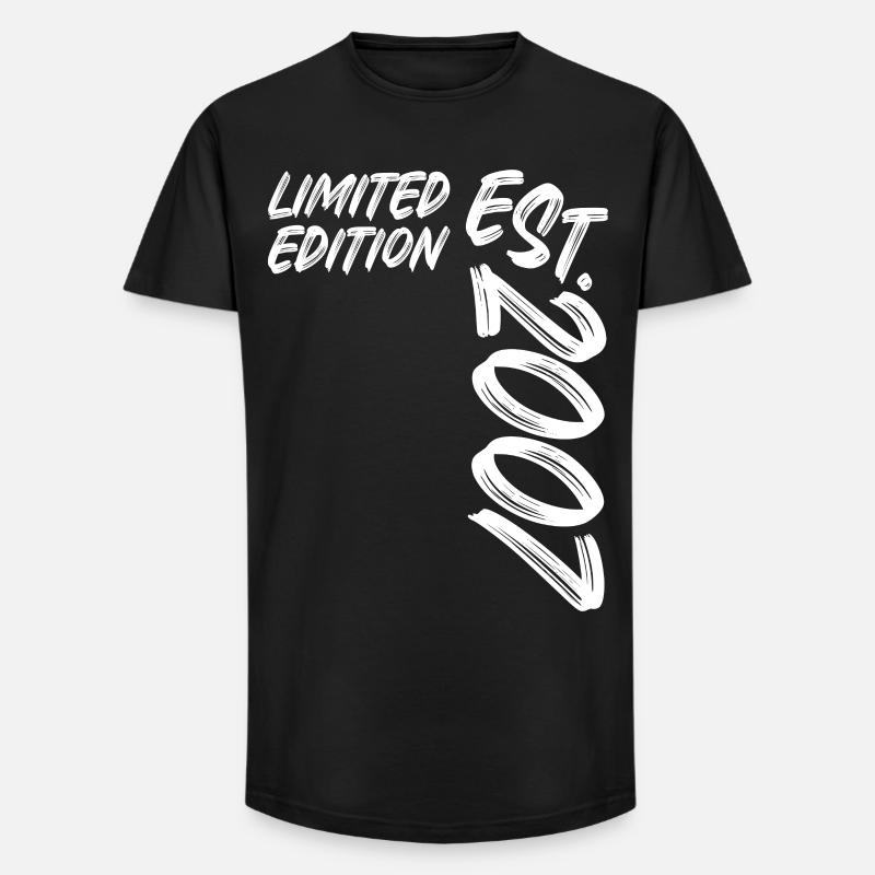 Limited Edition Est. 2007 - Long Fit Männer T-Shirt - Schwarz