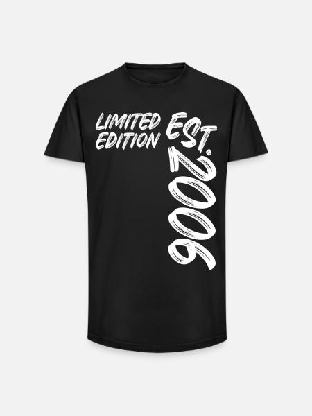 Édition limitée est. 2006 - T-shirt coupe longue homme - noir