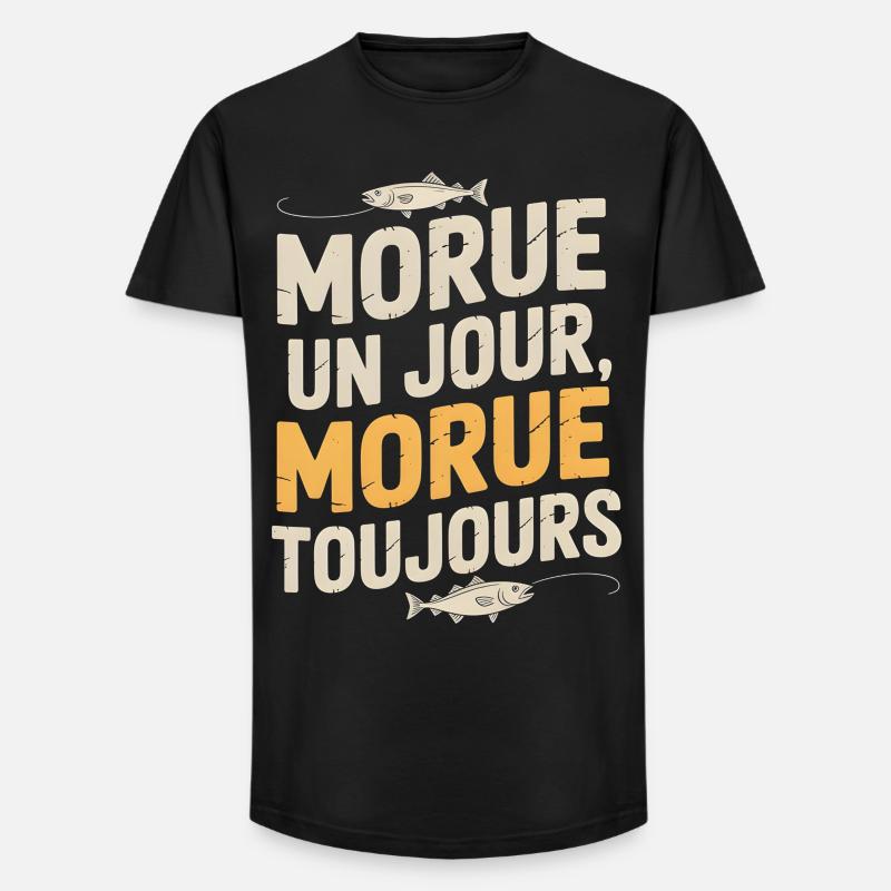 Once cod Cod - Long Fit Men's T-Shirt - black