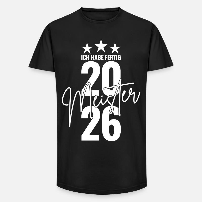 Master 2026 I'm done - Long Fit Men's T-Shirt - black