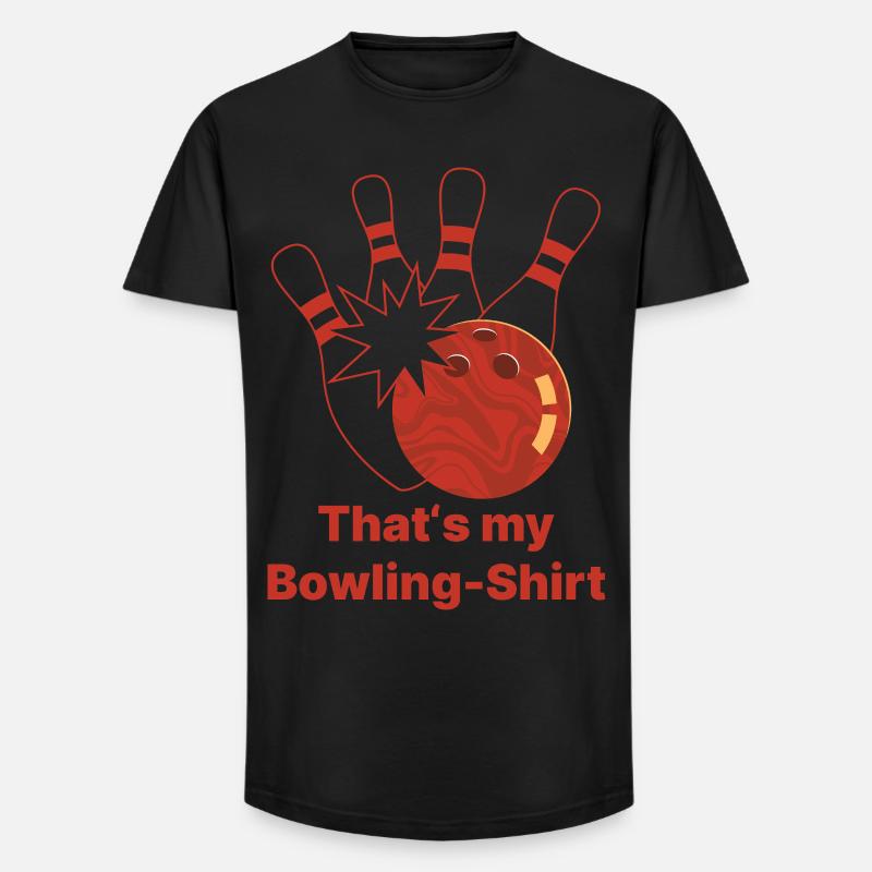 Questa è la mia maglietta da bowling – stile retrò da bowling - T-shirt uomo a vestibilità lunga - nero