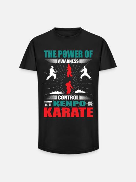 Kenpo Karate Zanshin Design - Long Fit Men's T-Shirt - black
