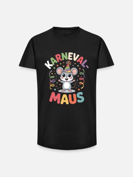 Carnival Mouse Cologne Carnival Mouse - Long Fit Men's T-Shirt - black