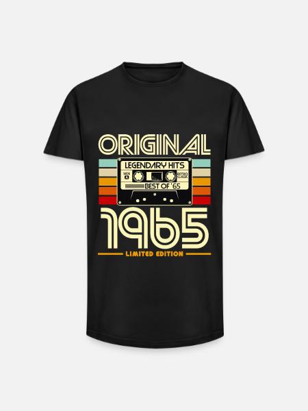 Original 1965 Limited Edition - Long Fit Men's T-Shirt - black