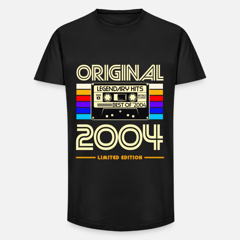 Originale limitierte Ausgabe 2004 - Long Fit Männer T-Shirt - Schwarz
