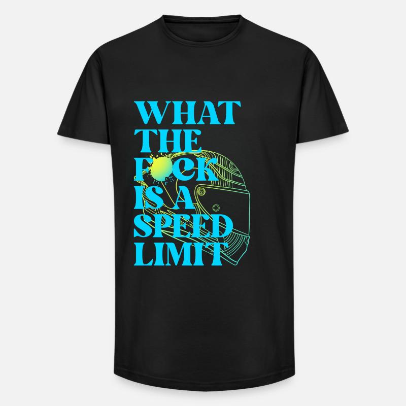 Auto - Long Fit Männer T-Shirt - Schwarz