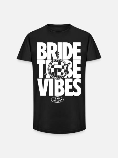 Bride Tribe Vibes Team Bride - Long Fit Men's T-Shirt - black