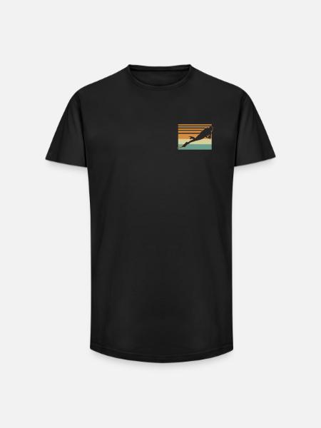Diver Flag - Long Fit Männer T-Shirt - Schwarz
