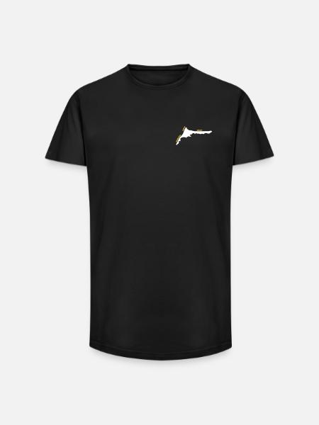 Fischland Darss Zingst (DIY) - Long Fit Men's T-Shirt - black