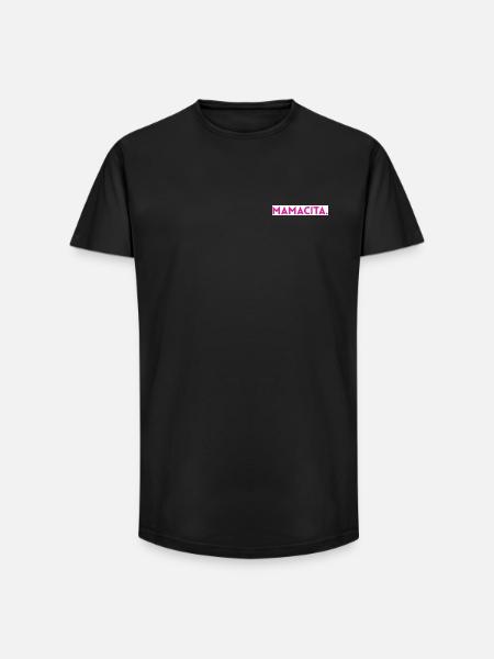 TnAflix - T-shirt coupe longue homme - noir
