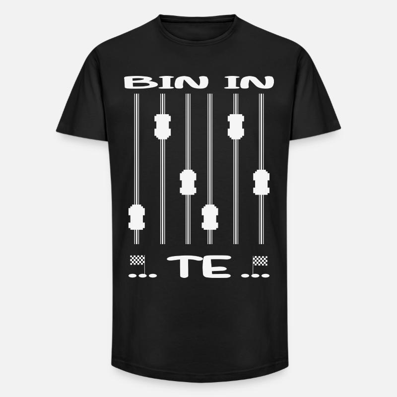 Rentner - Long Fit Männer T-Shirt - Schwarz