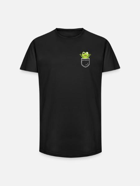 Frog Frogs - Long Fit Men's T-Shirt - black