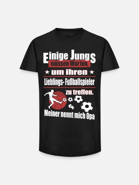 Football Papi - T-shirt coupe longue homme - noir